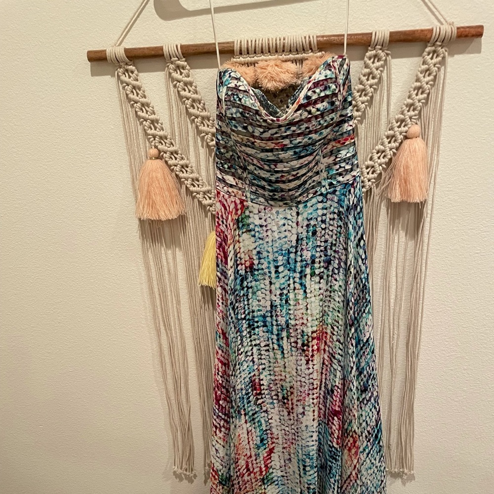 NWT Parker black size 2 kaleidoscope maxi dress